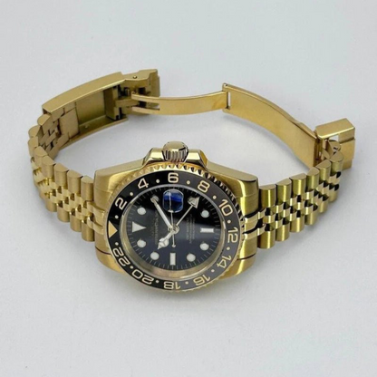 GMTEIKO WATCH | GOLD & BLACK | ANNIVERSARY BAND