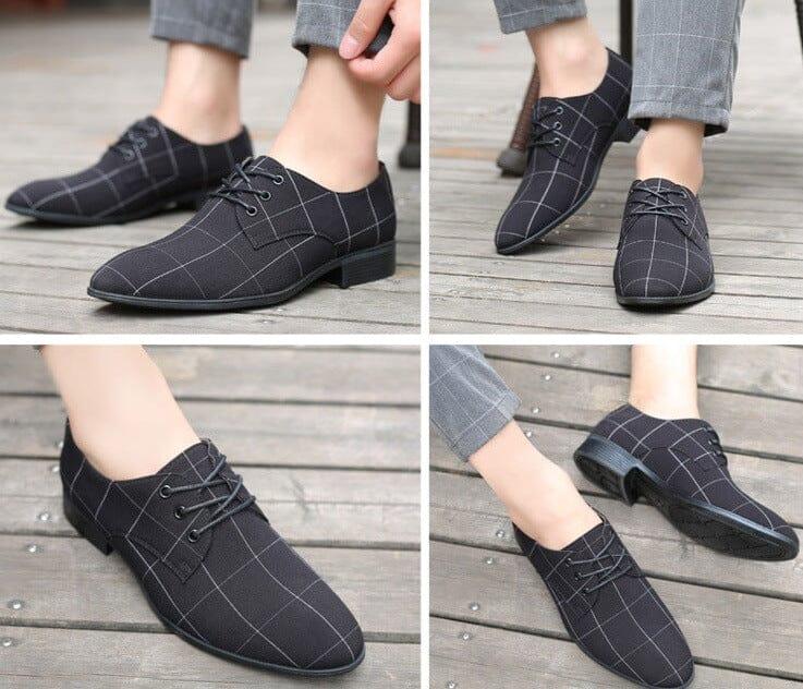 Barone Herren Schnürschuhe - Pure